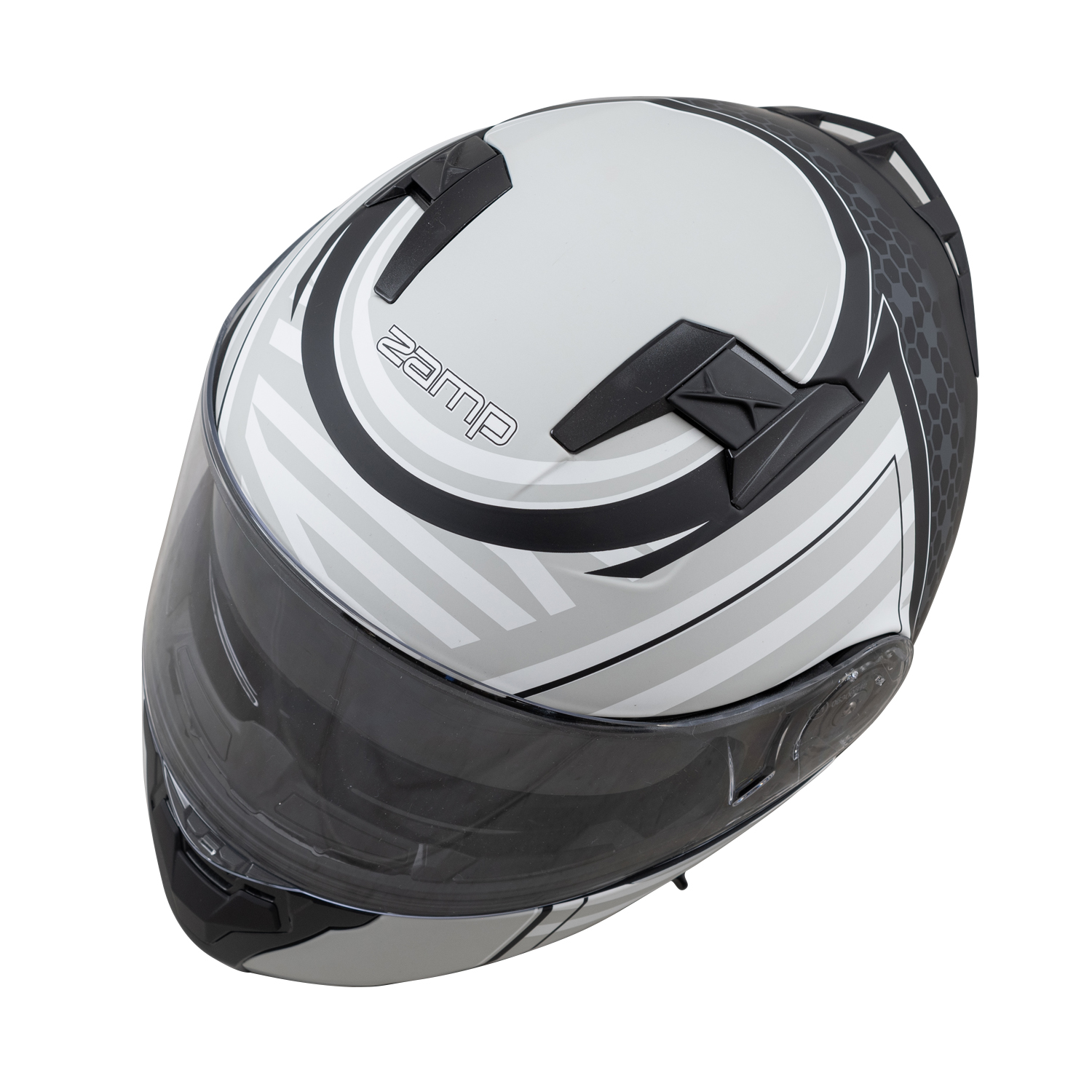 FL-4 Matte Gray Graphic Helmet