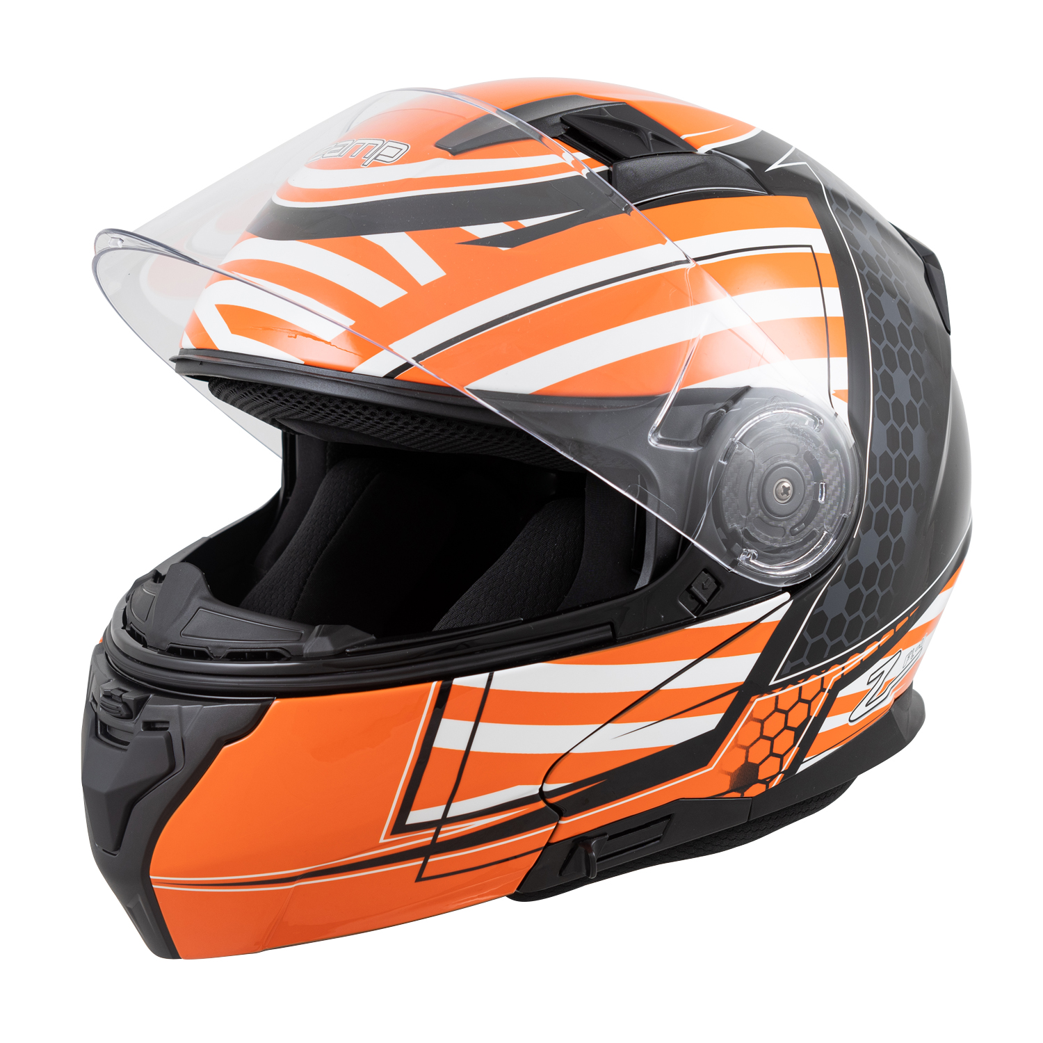 FL-4 Orange Graphic Helmet