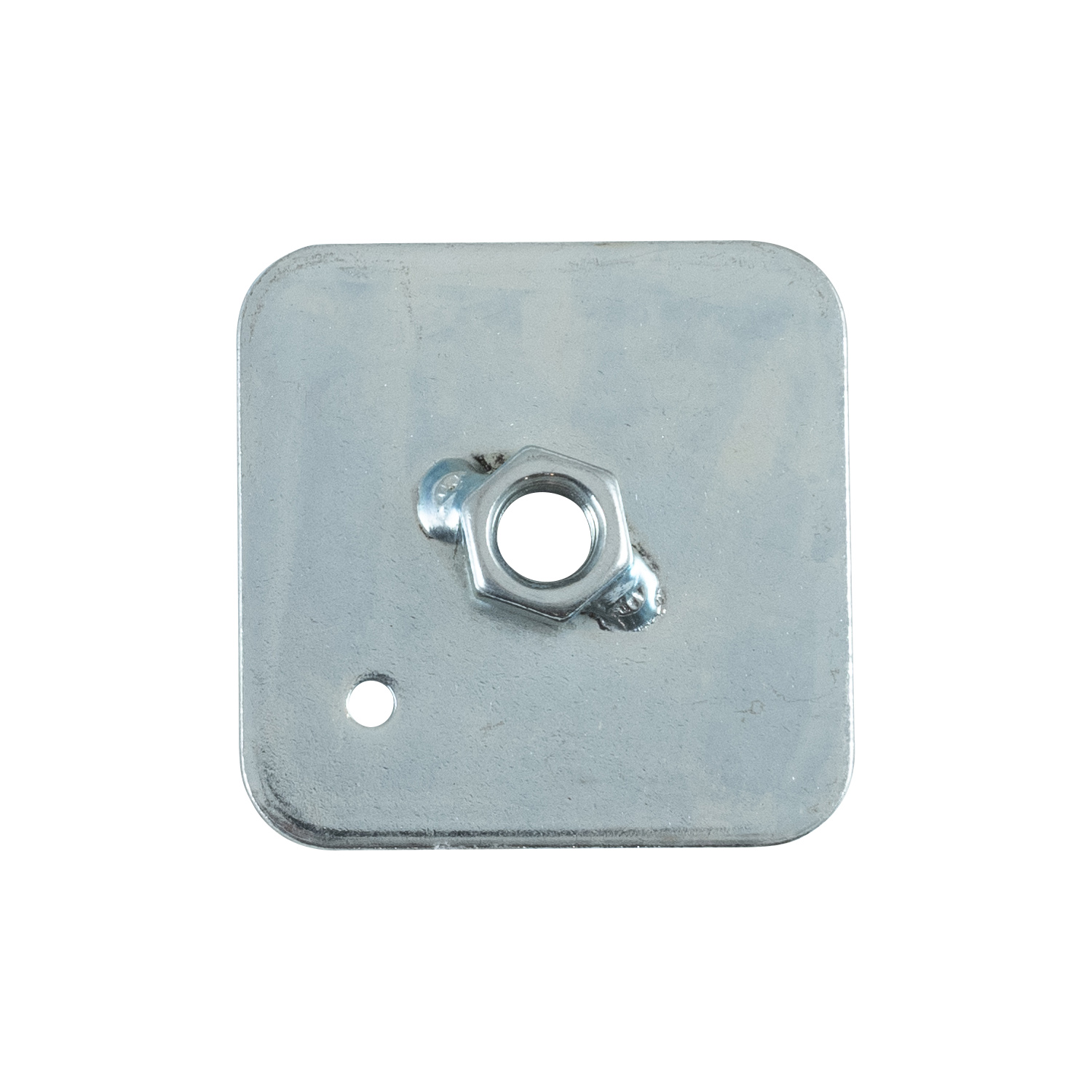 Square Plate with Nut