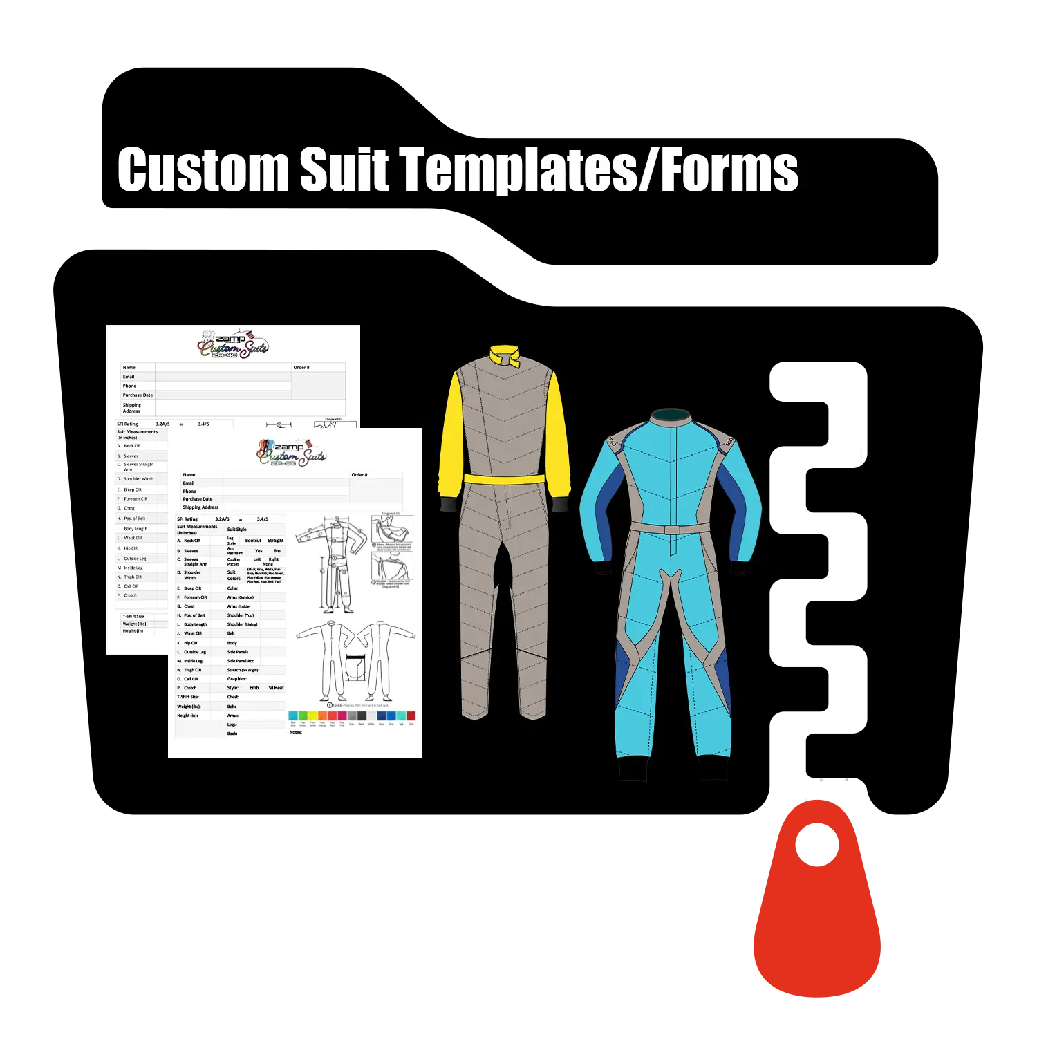 Zamp Custom Suits Product Image Zip File